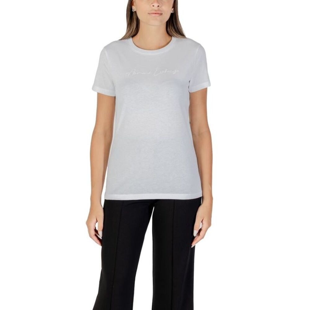 Armani Exchange White Cotton Women's T-Shirt